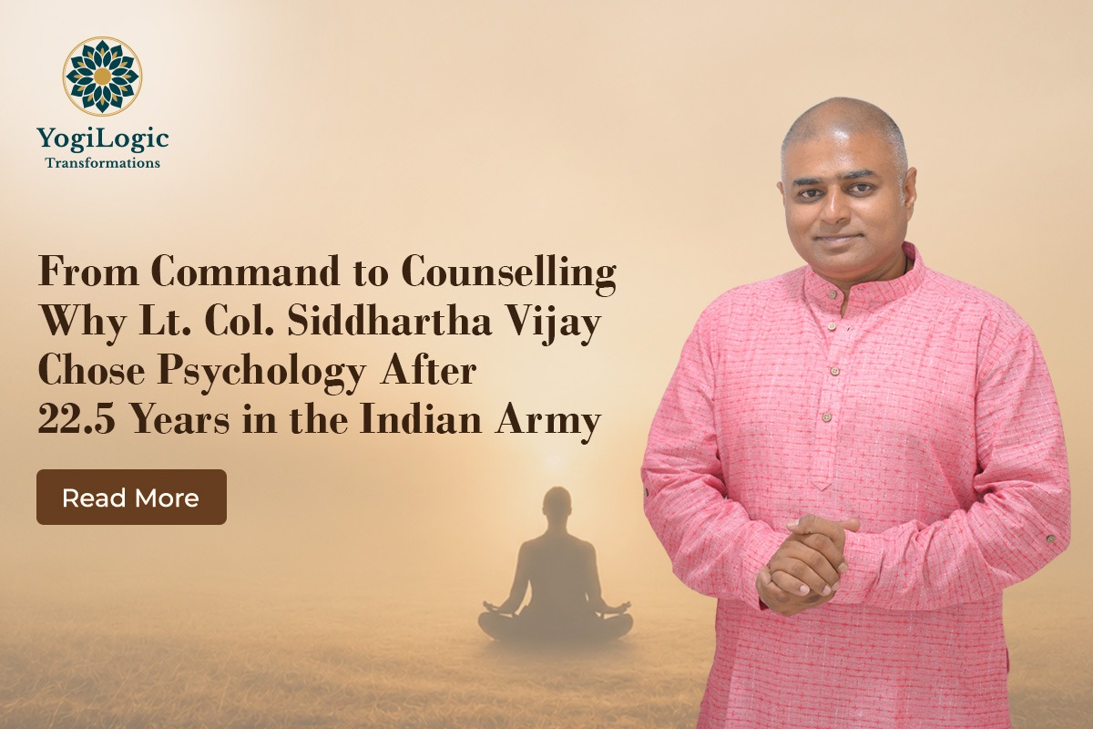 From Command to Counselling: Why Lt Col Siddhartha Vijay Chose Psychology After 22