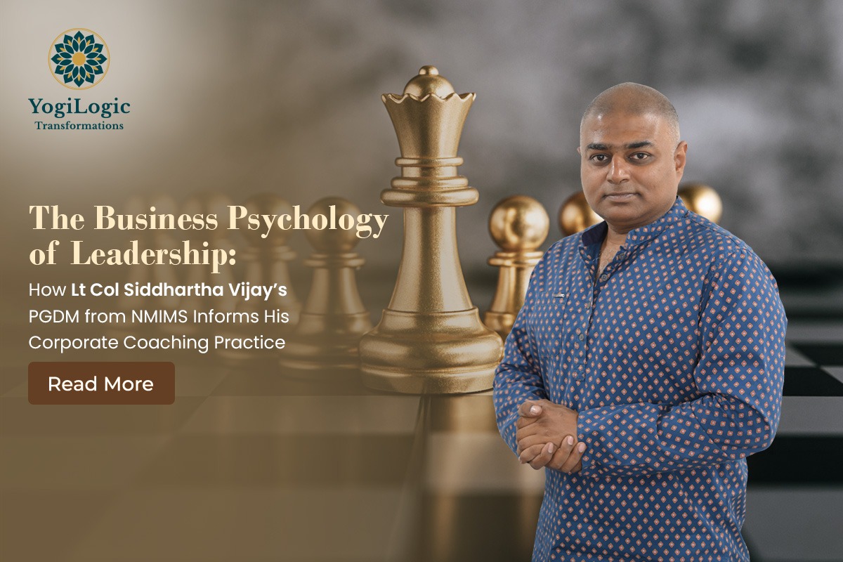 The Business Psychology of Leadership: How Lt Col Vijay's PGDM from NMIMS Informs His Corporate Coaching Practice