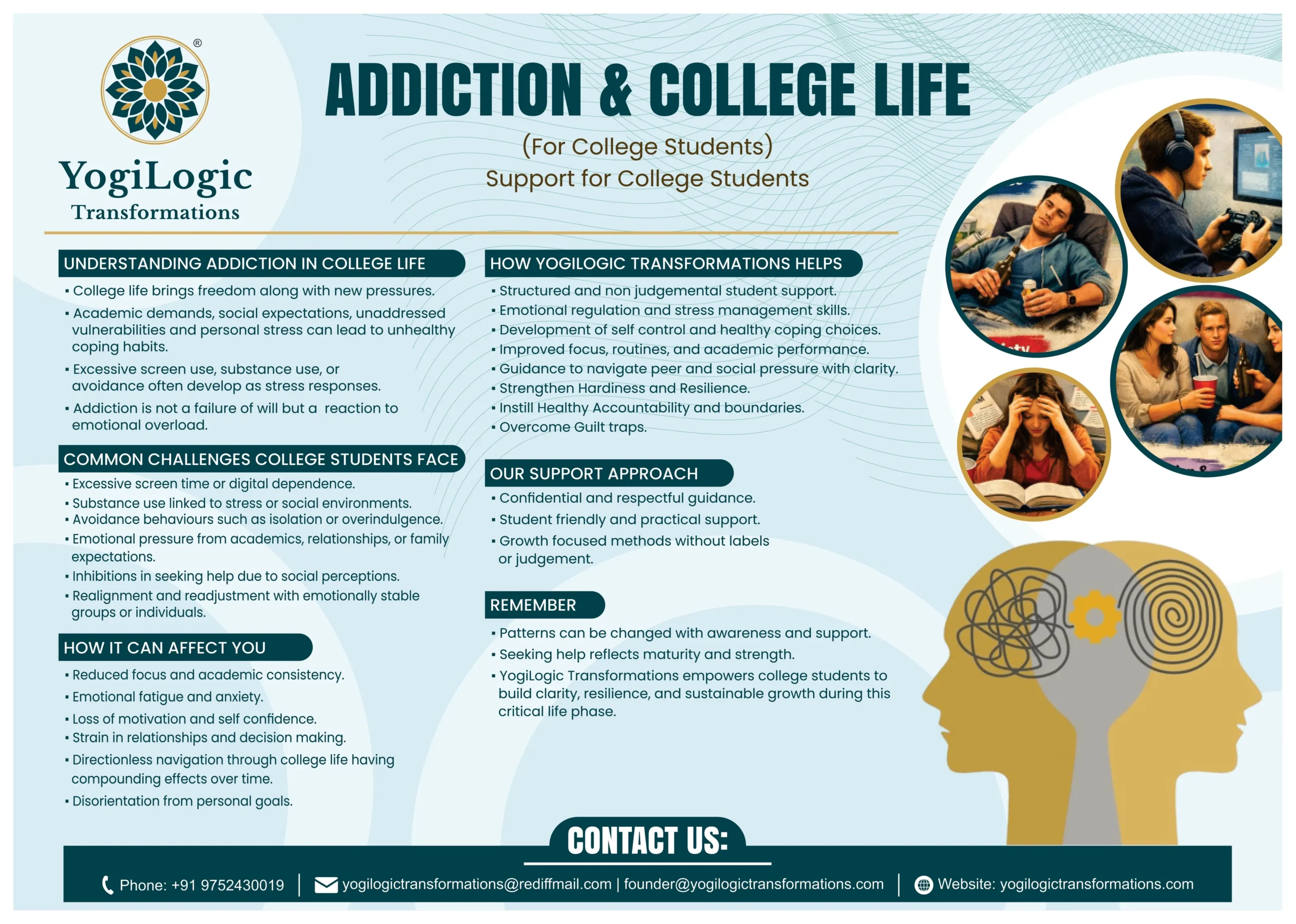 Yogi Logic - ADDICTION EDUCATIONAL - For College Students C2Cx15 - 16.2.2026_page-0001